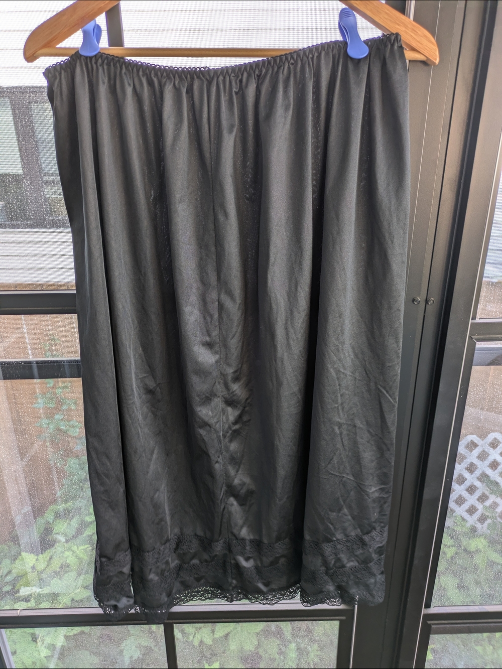 Black Lace Hem Skirt Slip (1/2 Slip)